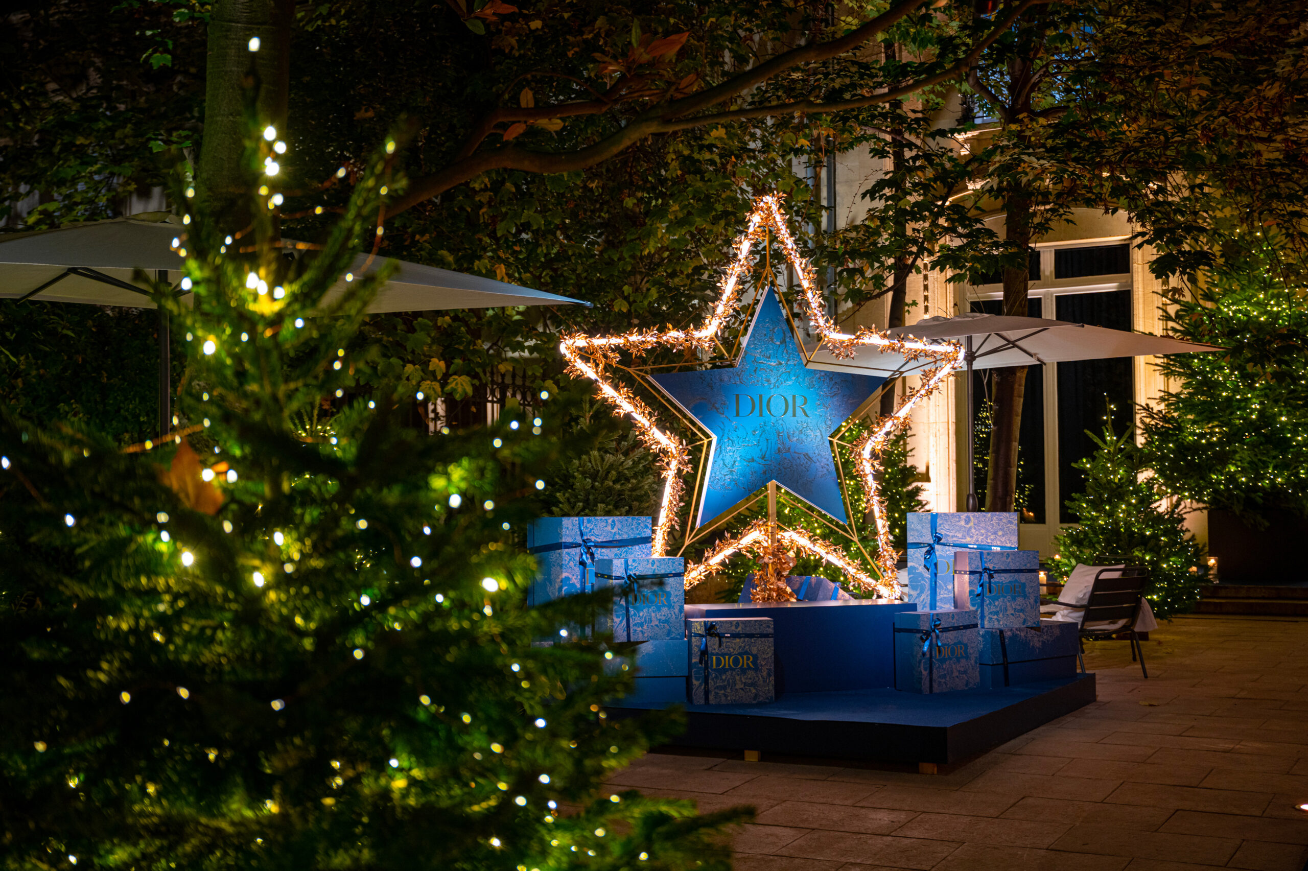 Golden Mama designed the luxury pop up L'Atelier des Rêves Dior in Paris, inspired by Domaine de La Colle Noire.